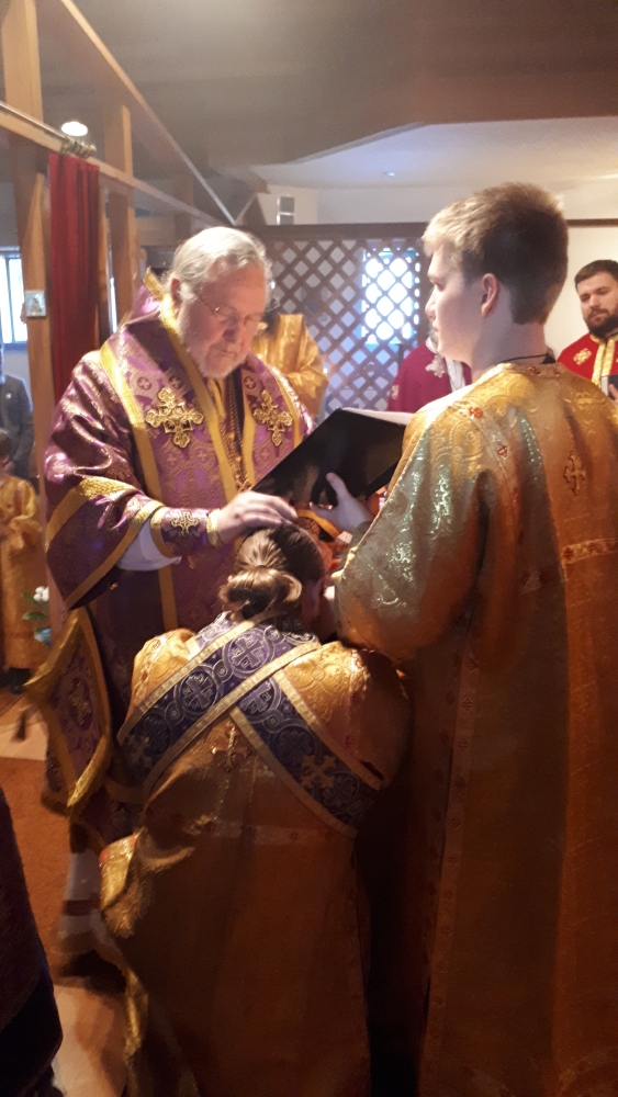 Irénée Ordains Another Deacon at St Herman of
