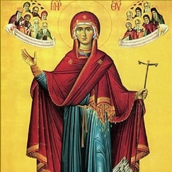 Icon of the Mother of God "The Abbess of the Holy Mount Athos"