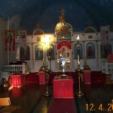 The church interior (2005) before the project