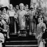 St Raphael on a pastoral visit to Beaumont, TX, circa 1914
