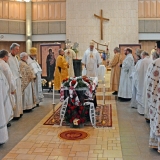 Archbishop Irenée and Clergy in the presence of the servant of God Archimandrite Alexander
