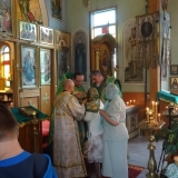 La Divine Liturgie pontificale et les Vêpres de la Pentecôte à l’église Sobor de la Sainte-Trinité, Winnipeg