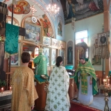 La Divine Liturgie pontificale et les Vêpres de la Pentecôte à l’église Sobor de la Sainte-Trinité, Winnipeg