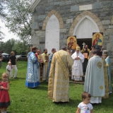 Celebration of the Feast of Dormition at the new mission in Sherbrooke
