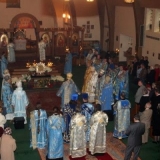 Hierarchical Divine Liturgy for the Feast of the Protection of the Mother of God.