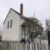 Pre-Restoration South Side of Church